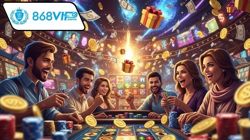 Khuyến mãi hàng tháng 868vip cho hội viên